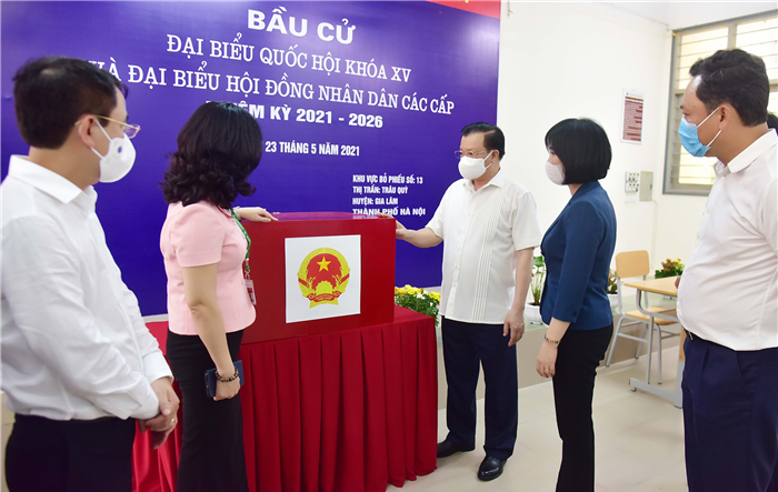 Bí thư Thành ủy Hà Nội Đinh Tiến Dũng: Siết chặt kỷ cương, đẩy lùi dịch Covid-19 để tổ chức thành công cuộc bầu cử