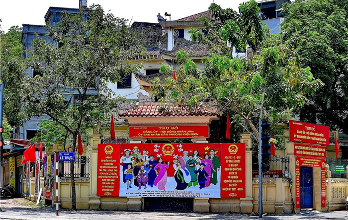 Ba Đình sẵn sàng cho ngày bầu cử