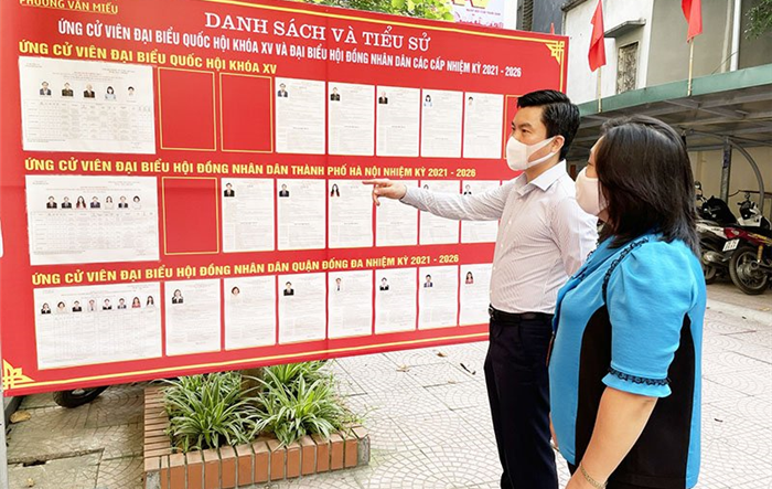 Chương trình hành động của các ứng cử viên đại biểu Quốc hội khóa XV tại Hà Nội