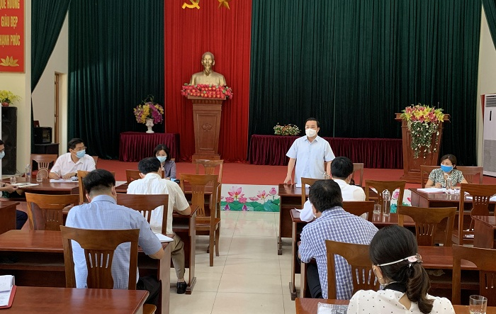Phó Chủ tịch UBND Thành phố kiểm tra công tác phòng, chống Covid-19 tại xã Hiền Giang 