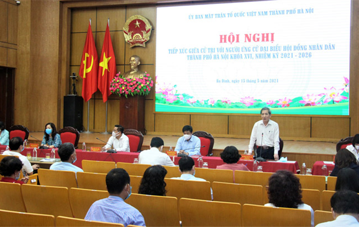 Người ứng cử đại biểu HĐND Thành phố khóa XVI tại đơn vị bầu cử số 1 - quận Ba Đình