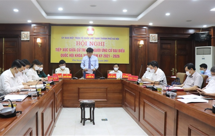 Ứng cử viên đại biểu Quốc hội khóa XV tiếp xúc cử tri tại huyện Phú Xuyên