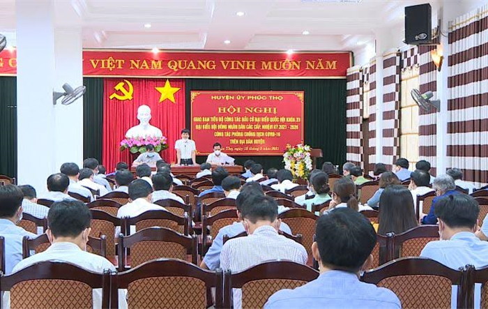 Thực hiện tốt đồng thời hai nhiệm vụ chuẩn bị bầu cử và phòng chống dịch