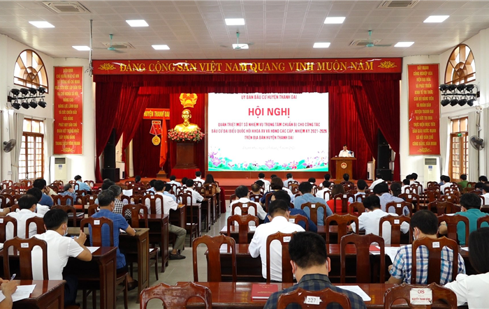 Thanh Oai chuẩn bị những điều kiện tốt cho công tác bầu cử  trên địa bàn Huyện