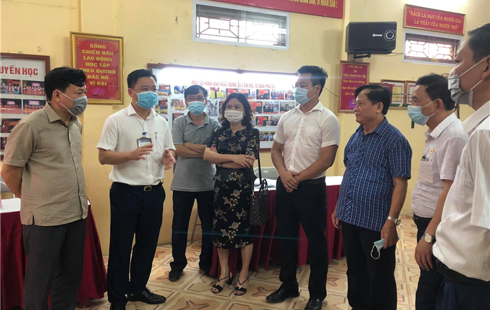 Ủy ban MTTQ Việt Nam thành phố Hà Nội kiểm tra, giám sát bầu cử trên địa bàn quận Cầu Giấy