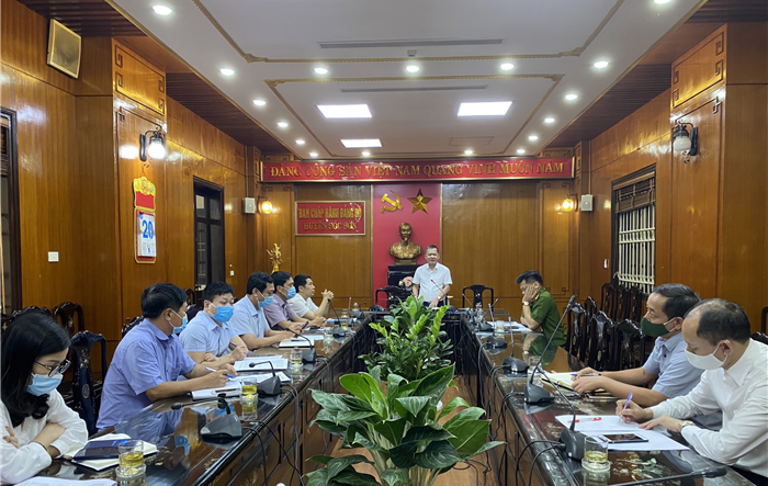 Giao ban Ban Bầu cử đại biểu Quốc hội khóa XV - Đơn vị bầu cử số 10  và Ban bầu cử đại biểu HĐND thành phố Hà Nội - Đơn vị bầu cử số 23