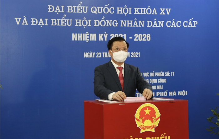 Bí thư Thành ủy Hà Nội Đinh Tiến Dũng: Mỗi lá phiếu đều có giá trị và ý nghĩa thiêng liêng