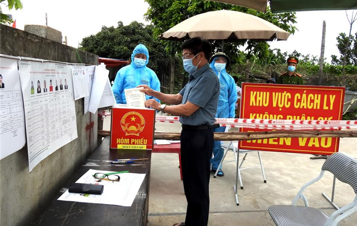 Gần 25 vạn cử tri huyện Sóc Sơn bỏ phiếu bầu cử đại biểu Quốc hội khóa XV  và đại biểu HĐND các cấp