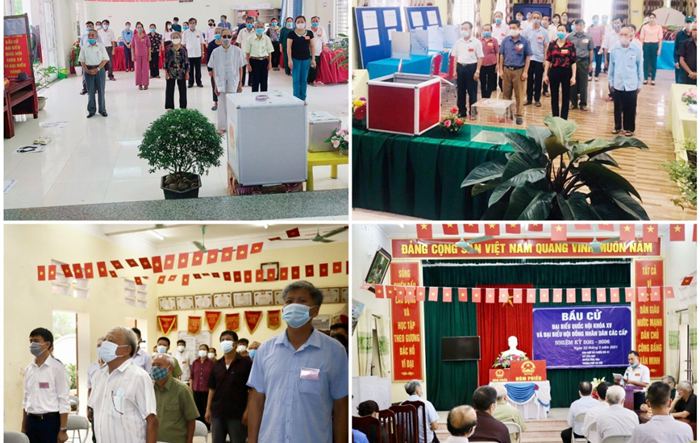 Cử tri huyện Ứng Hòa hân hoan trong ngày hội lớn