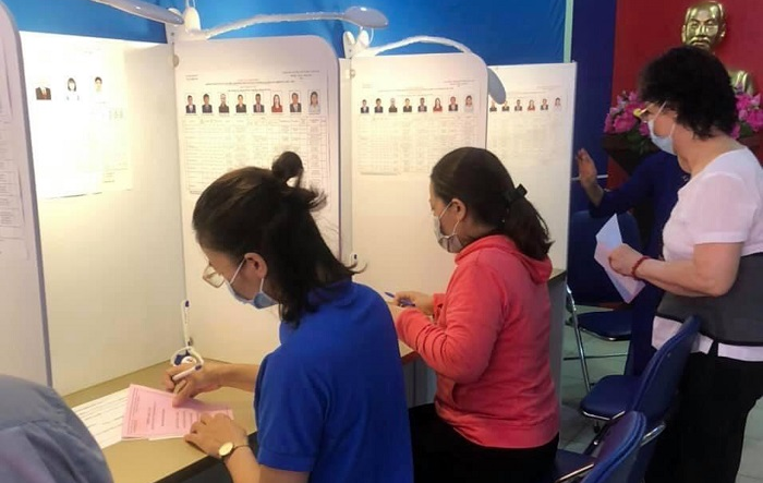 Thủ đô Hà Nội có 99,13% cử tri đi bầu cử