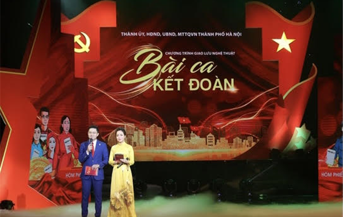 Chương trình nghệ thuật “Bài ca kết đoàn” chào mừng thành công của Ngày hội bầu cử