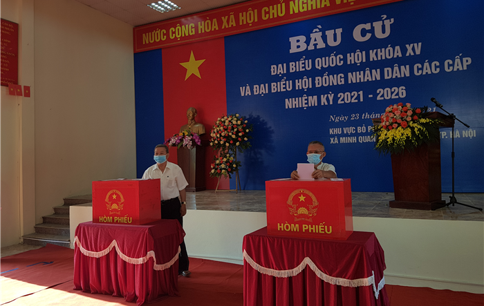 Huyện Ba Vì tổ chức thành công cuộc bầu cử đại biểu Quốc hội khóa XV và đại biểu HĐND các cấp nhiệm kỳ 2021-2026