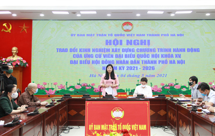 Trao đổi kinh nghiệm xây dựng chương trình hành động của ứng cử viên đại biểu Quốc hội và đại biểu HĐND Thành phố 