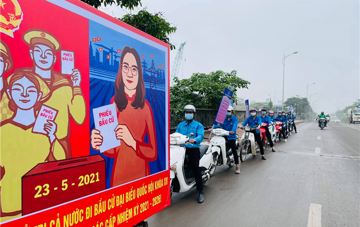 Tuổi trẻ Thủ đô tổ chức nhiều hoạt động hướng về ngày bầu cử