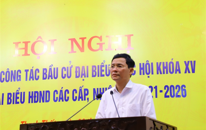 Giao ban công tác lãnh đạo, chỉ đạo bầu cử đại biểu Quốc hội khoá XV và đại biểu HĐND các cấp nhiệm kỳ 2021-2026