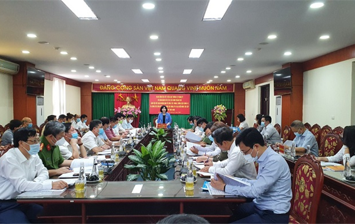 Quận Hoàng Mai tăng cường tuyên truyền về công tác bầu cử và phòng, chống dịch Covid-19
