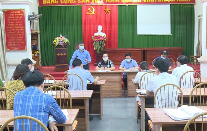 Hai trường hợp dương tính với Covid-19, Phúc Thọ họp khẩn để ứng phó