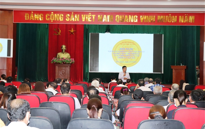 Phú Xuyên tổ chức tập huấn về nghiệp vụ công tác bầu cử 