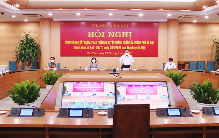 Chủ tịch UBND thành phố Hà Nội Chu Ngọc Anh: Phát triển 5 huyện thành quận là nhiệm vụ quan trọng trong giai đoạn 2021-2025