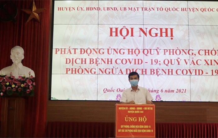Phát động ủng hộ phòng, chống dịch Covid-19 và Quỹ vắc xin 