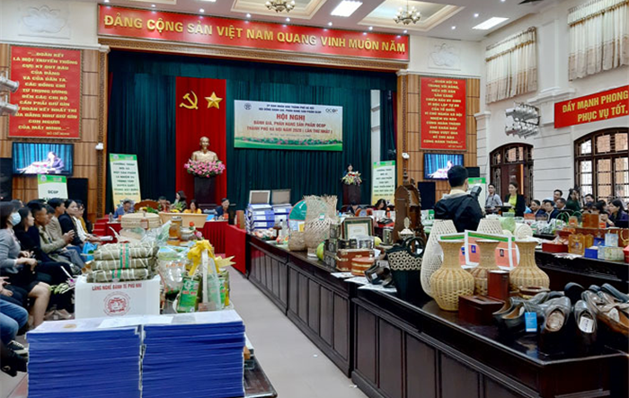 Thành phố phấn đấu phát triển mới 30-40 điểm giới thiệu và bán sản phẩm OCOP