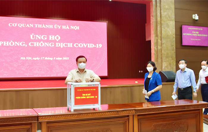 Tổ chức “Chương trình truyền hình trực tiếp: Hà Nội chung tay hành động đẩy lùi dịch Covid-19” 