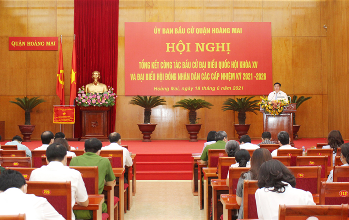 Quận Hoàng Mai hoàn thành xuất sắc công tác bầu cử