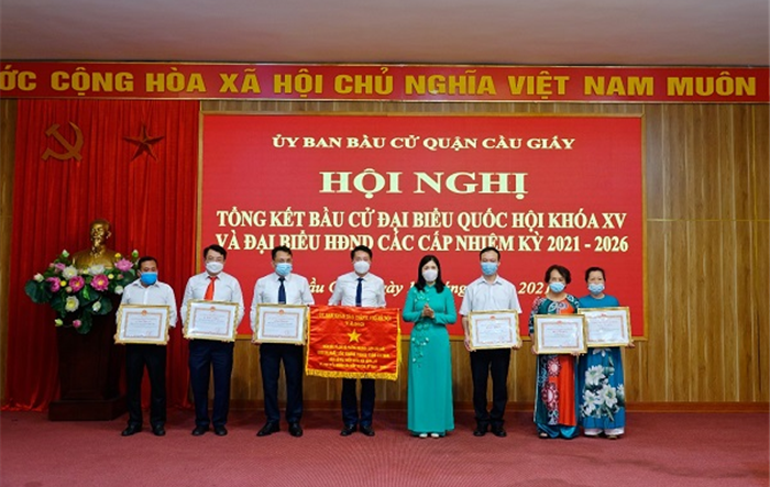 Tổng kết công tác bầu cử  đại biểu Quốc hội khóa XV và đại biểu HĐND các cấp nhiệm kỳ 2021-2026