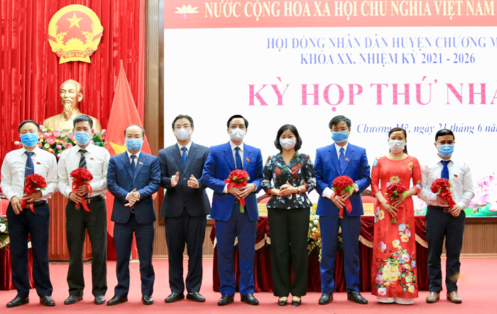Khai mạc kỳ họp thứ nhất HĐND huyện Chương Mỹ khóa XX, nhiệm kỳ 2021-2026 