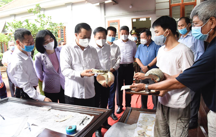 Bí thư Thành ủy Đinh Tiến Dũng đề nghị tập trung tạo động lực cho huyện Phú Xuyên vượt lên