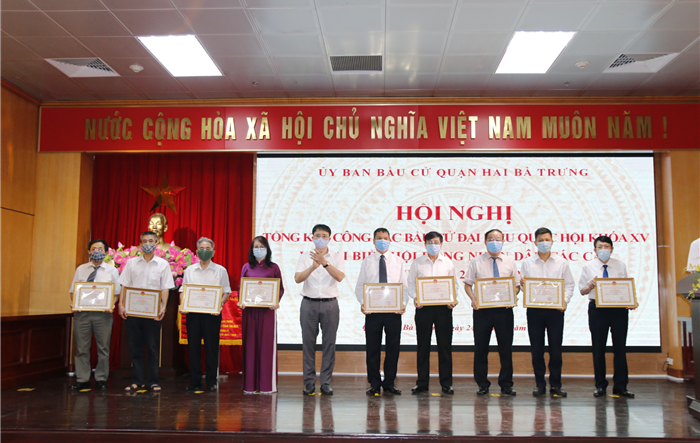 Quận Hai Bà Trưng: Tổng kết công tác bầu cử đại biểu Quốc hội khoá XV và đại biểu HĐND các cấp nhiệm kỳ 2021-2026