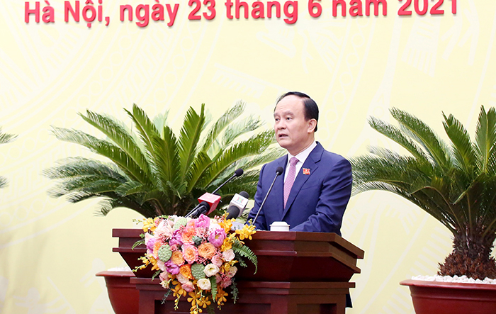 Chủ tịch Quốc hội phê chuẩn kết quả bầu Chủ tịch HĐND thành phố Hà Nội khóa XVI