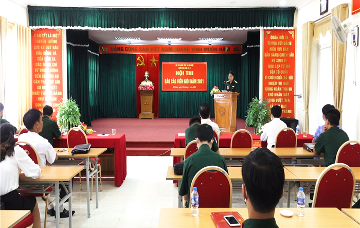 Hội thi báo cáo viên giỏi năm 2021 