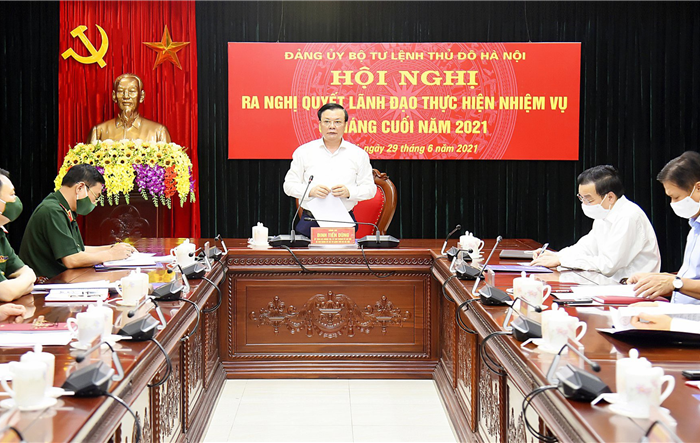 Đồng chí Đinh Tiến Dũng giữ chức Bí thư Đảng ủy Bộ Tư lệnh Thủ đô
