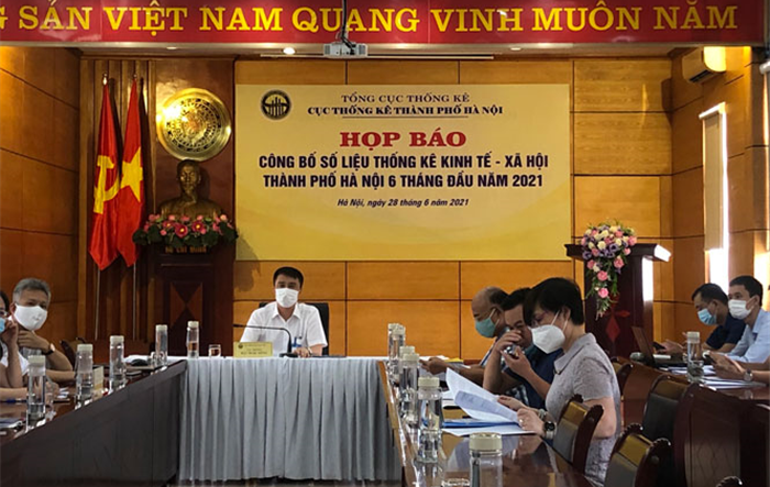 GRDP của Hà Nội tăng 5,91% trong 6 tháng đầu năm 2021