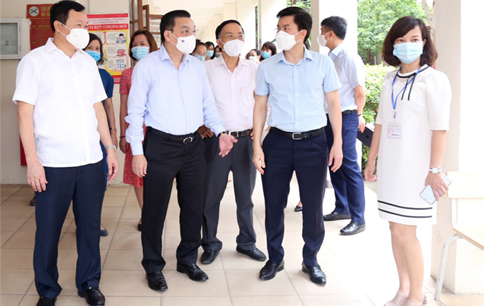 Chủ tịch UBND Thành phố Chu Ngọc Anh: Thực hiện nghiêm các biện pháp phòng dịch để tổ chức tốt kỳ thi vào lớp 10