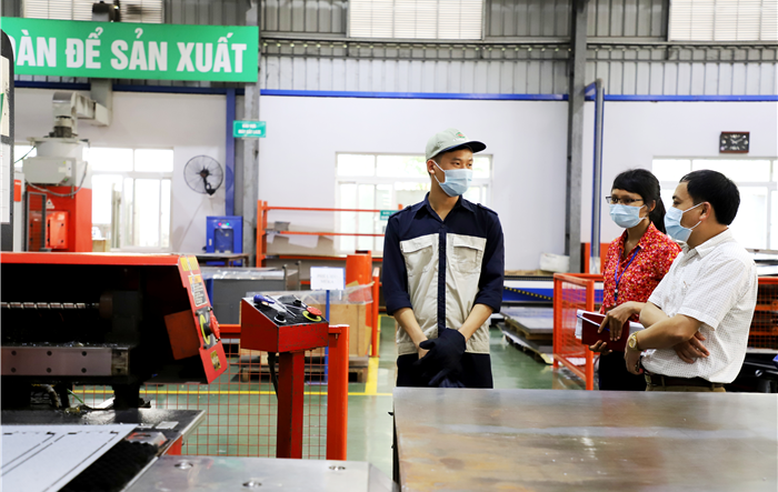 Huyện Thường Tín: Thành lập 258 “Tổ an toàn Covid-19” trong các doanh nghiệp 