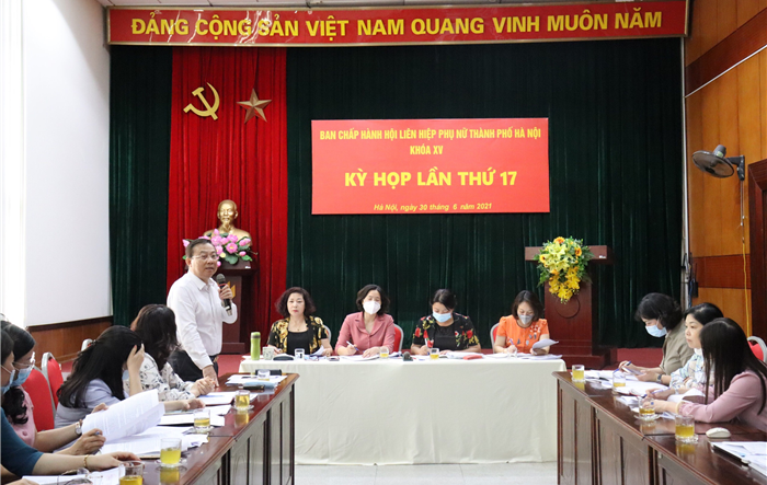 Hội Liên hiệp phụ nữ Hà Nội: Thông qua phương hướng công tác nhân sự Ban Chấp hành khóa XVI