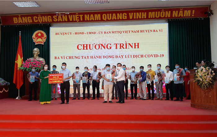 Huyện Ba Vì tổ chức “Chương trình Ba Vì chung tay hành động đẩy lùi dịch Covid-19”