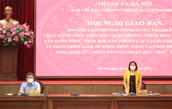 Ban Chỉ đạo Chương trình 04-CTr/TU triển khai nhiệm vụ 6 tháng cuối năm