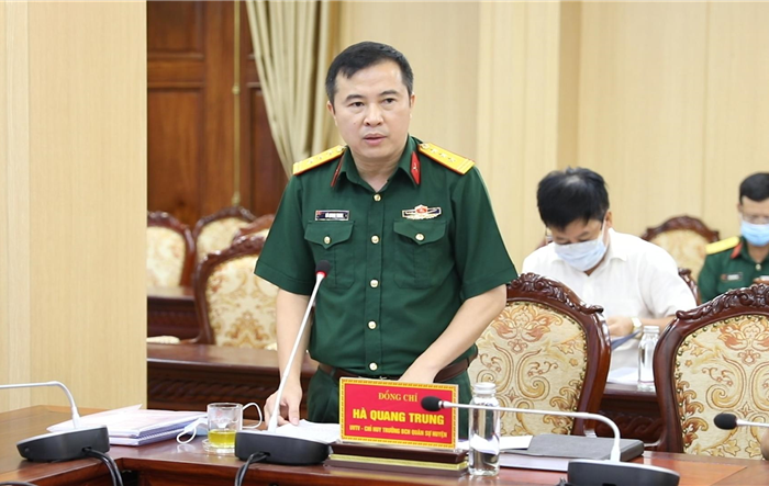 Huyện Hoài Đức triển khai diễn tập thiết quân luật, giới nghiêm