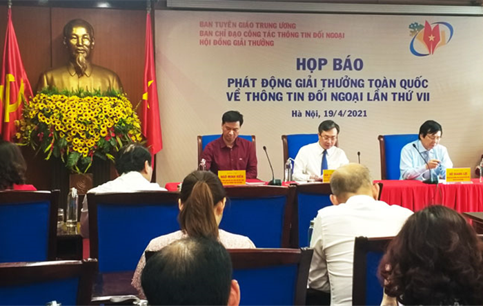 Kéo dài thời gian nhận tác phẩm dự Giải thưởng toàn quốc về thông tin đối ngoại lần thứ VII 