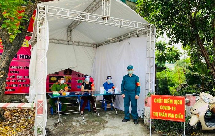 Huyện Thanh Trì: Lập 70 chốt kiểm soát người ra, vào địa bàn Huyện