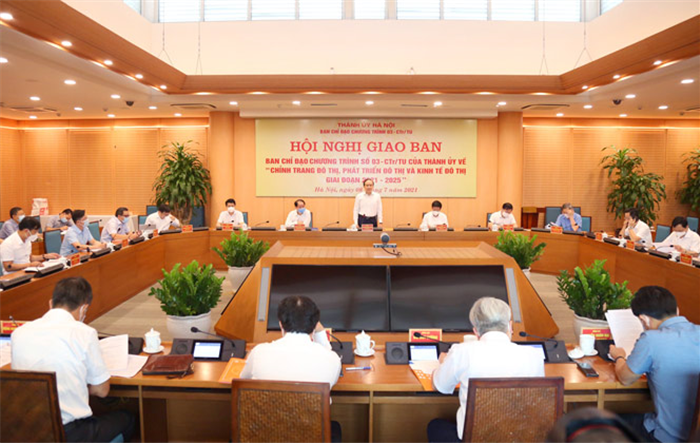 Đồng chí Nguyễn Ngọc Tuấn chủ trì giao ban triển khai Chương trình số 03-CTr/TU của Thành ủy Hà Nội