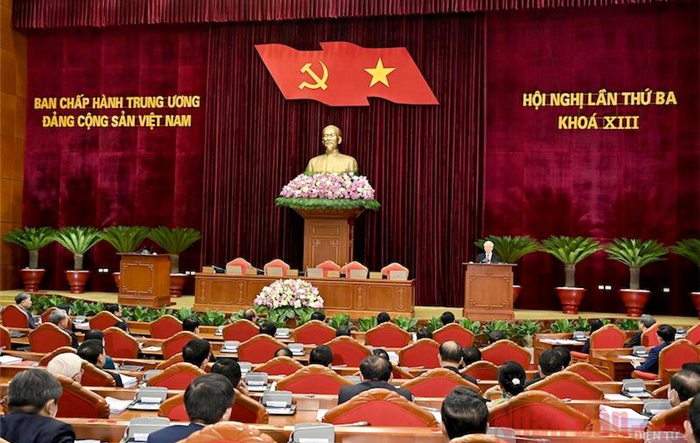 Thông cáo báo chí về phiên bế mạc Hội nghị lần thứ ba Ban Chấp hành Trung ương Đảng khóa XIII