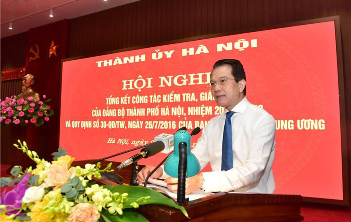 Thông cáo báo chí kỳ họp lần thứ 11 của Ủy ban Kiểm tra Thành ủy Hà Nội