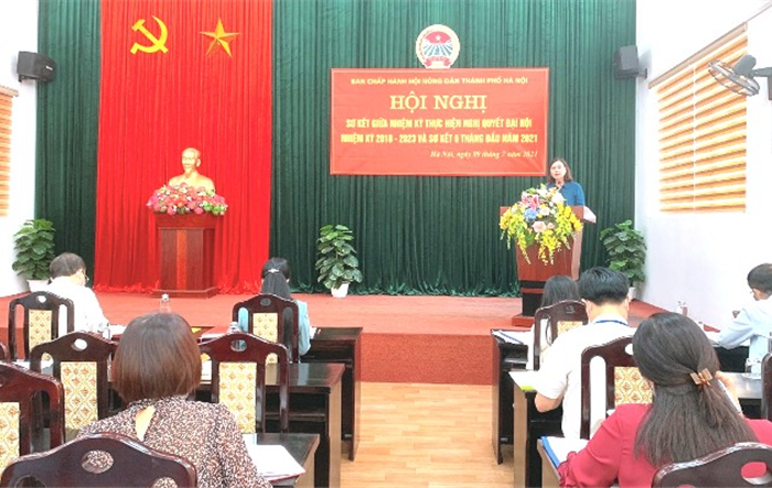 Ban Chấp hành Hội Nông dân Thành phố sơ kết giữa nhiệm kỳ thực hiện Nghị quyết Đại hội, nhiệm kỳ 2018-2023