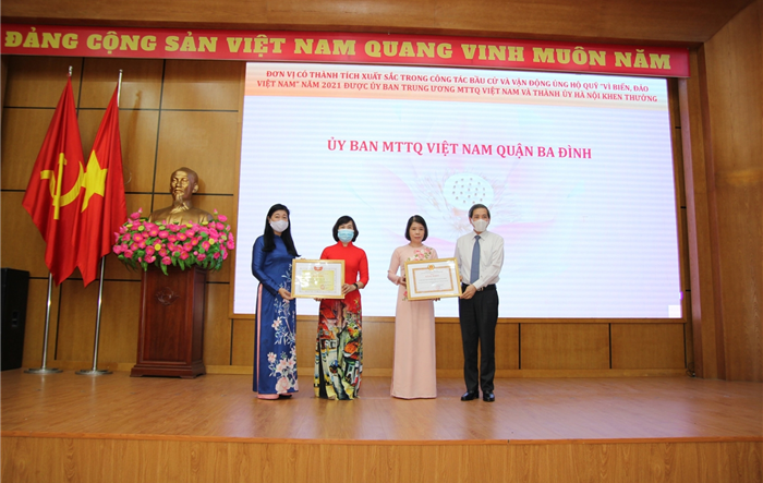 Ủy ban MTTQ Việt Nam quận Ba Đình sơ kết 6 tháng công tác Mặt trận, tổng kết công tác bầu cử