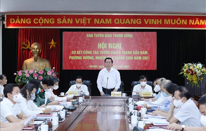 Kỷ niệm 91 năm Ngày truyền thống ngành Tuyên giáo của Đảng (1/8/1930-1/8/2021): Xứng đáng là những chiến sĩ xung kích trên mặt trận tư tưởng trong giai đoạn mới