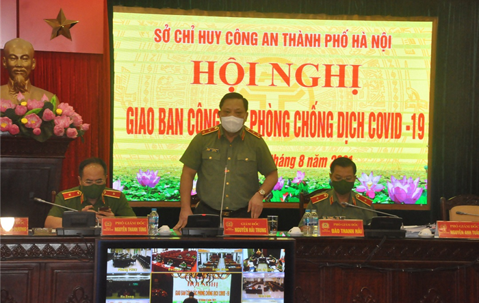 Công an Hà Nội: Phát huy vai trò tự phòng, tự quản, tự bảo vệ trong phòng, chống dịch Covid-19